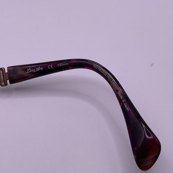 Line Art By Charmant Eyeglasses Frams XL2068 Rose Gold Discontinued - Picture 8 of 16